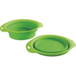 Silicone travel bowl, folding assorted colors 0,71 l