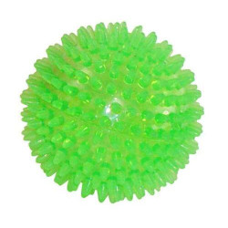 Jouet pour chien en TPR Balle hérisson flottant, vert 7.6cm