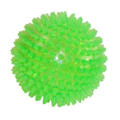 Jouet pour chien en TPR Balle hérisson flottant, vert 7.6cm