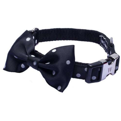 CAT COLLAR NODE WOUAPY NOIR