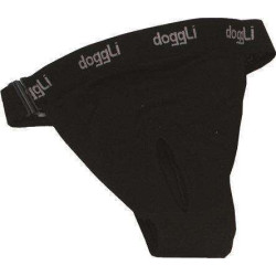 Slip for dogs, black 18-23 cm.