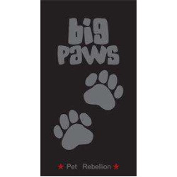 Big Paws, black 57x120 cm