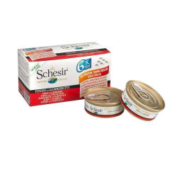 Schesir cat Jelly Tuna with Shrimps - can 6 x 50gr.