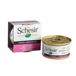 Schesir Jelly Tuna with Ham - Can 85gr   