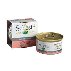 Schesir cat Natural Salmon - can 85gr.