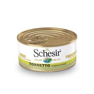 Schesir cat in Brühe Thunfisch - Dose 70gr.