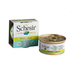 Schesir cat in Broth Tuna with Sea Bream - can 70gr.