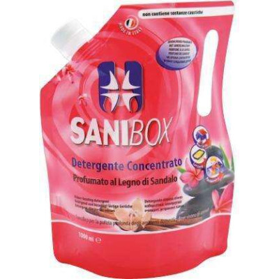  Sanibox detergente concentrato - Legno di Sandalo 1000ml