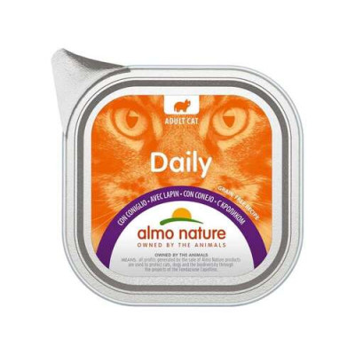 Almo Nature Katzenfutter Nass PFC Cat Daily Menu mit Kaninchen 100 gr.