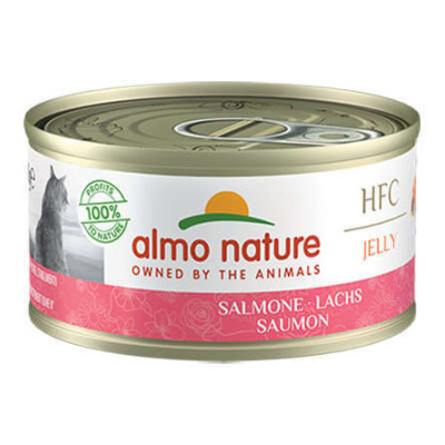 Almo Nature Katzenfutter Nass HFC Cat Natural Jelly - Lachs 70 gr.