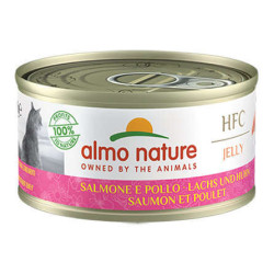 Almo Nature HFC Cat Natural Jelly - Salmon and Chicken 70 gr.