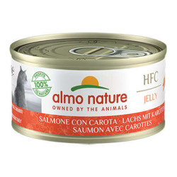 Almo Nature HFC Cat Natural Jelly - Salmon whit Carrot 70 gr.