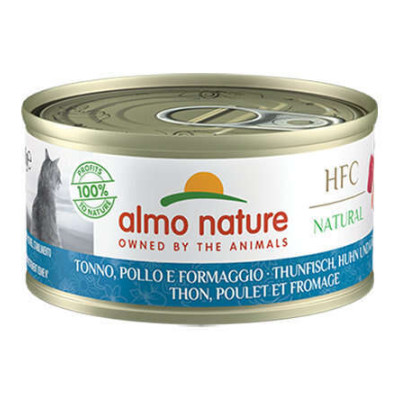 Almo Nature HFC Cat Natural - Tonno, Pollo e Formaggio 70 gr.