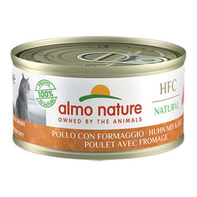 Almo Nature HFC Cat Natural - Poulet avec Fromage 70 gr.