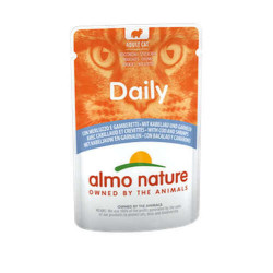 Almo Nature PFC Cat Daily Menu avec Morue et Crevettes  70 gr.