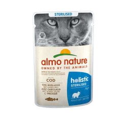 Almo Nature Holistic Cat Functional Sterilised - avec Morue 70 gr.