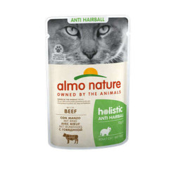 Almo Nature Holistic Cat Functional Anti Hairball - avec Boeuf 70 gr.