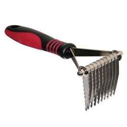 KNOTS CUTTER VANITY RAKE, 10 BLADES 7X18CM