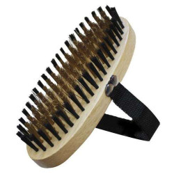 WOODEN BRUSH WITH BRASS BRISTLESCARDER  