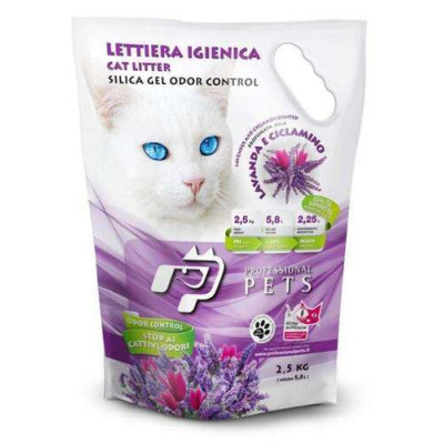 Lavender and cyclamen silica gel litter kg