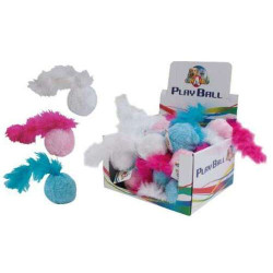 balle avec plume   Ø 6 CM 