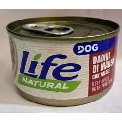 Lifedog Natural cubes of beef and potatoes 90gr.