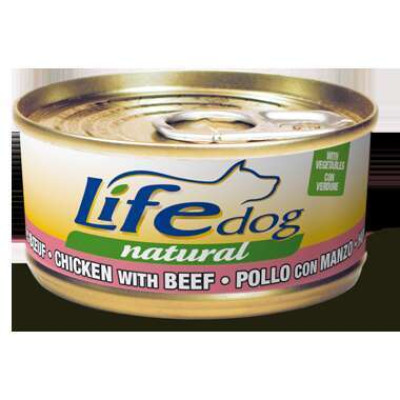 Lifedog Natural pollo con manzo 170gr.