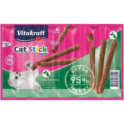 Cat-Stick mini Ente/Kaninchen Katze 6 Stk.