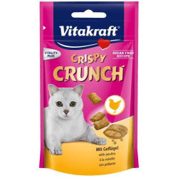 Crispy Crunch + Geflügelfüllung Katze 60g