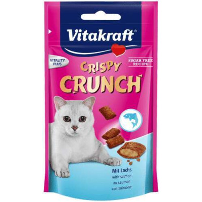 Crispy Crunch Lachsfüllung Katze 60g