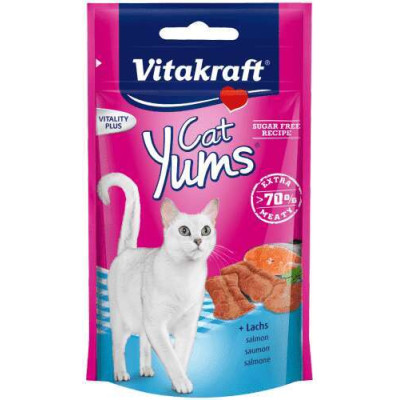 Cat Yums® + saumon & oméga 3 - 40gr.