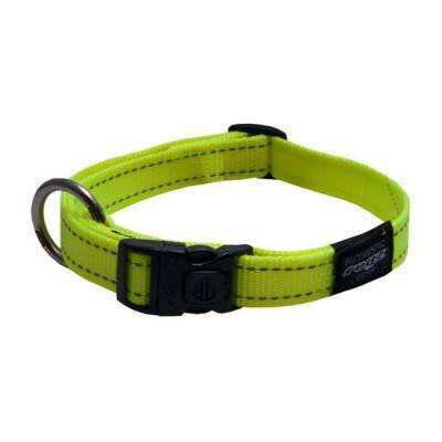 Halsband Fanbelt L (34-56 cm x 2,0 cm) gelb