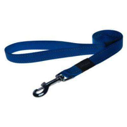 Laisse Fanbelt L (180 cm x 2,0 cm) bleu