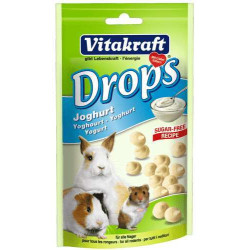 Drops Joghurt sans sucre pour rongeurs 75g