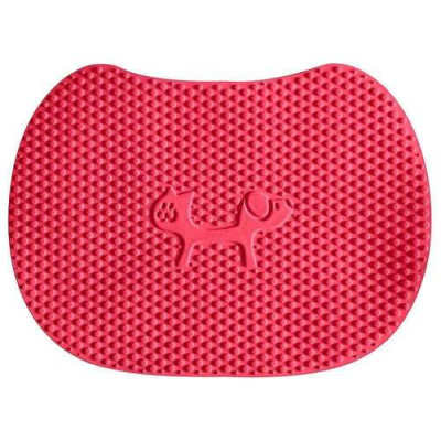 Vorleger für Katzentoiletten PawPad, rot 36x27cm