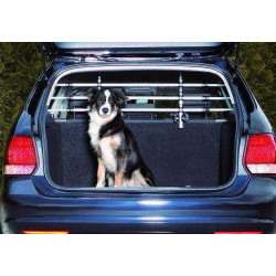 Car Dog Grid, silver/black 96-163 cm 