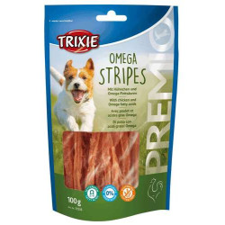 Premio Omega Stripes, pollo 100gr