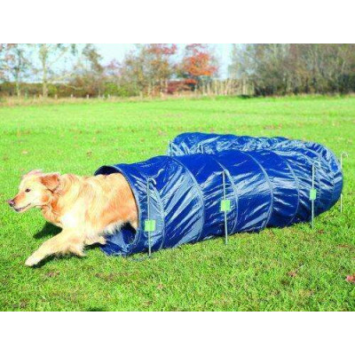 Agility-tunnel, Nylon,bleu foncé,5m