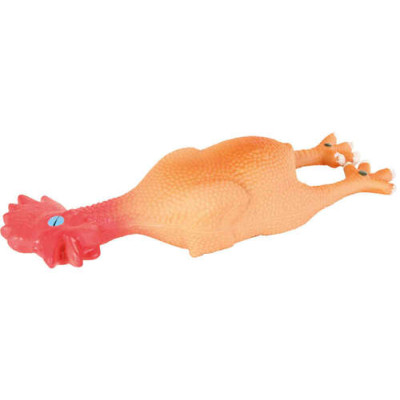 Jouet pour chien Poule en Latex avec son 23 cm