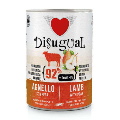 Disugual Fresh Fruit Plus Adult Agnello con Pera 400 gr.