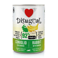 Disugual Fresh Fruit Plus Adult Lapin avec banane 400 gr.