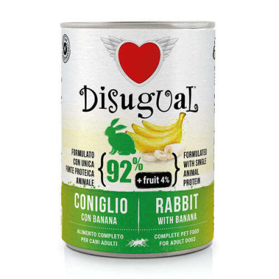 Disugual Fresh Fruit Plus Adult Coniglio con Banana 400 gr.