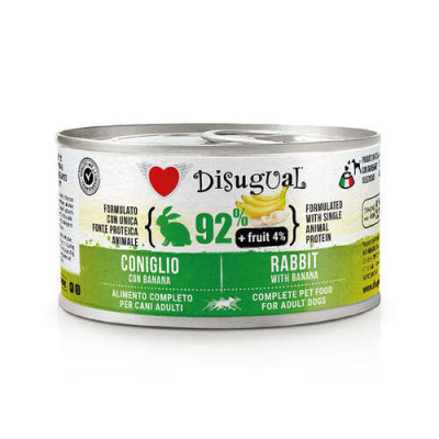 Disugual Fresh Fruit Plus Adult Coniglio con Banana 150 gr.