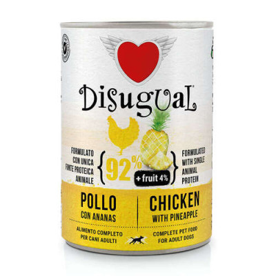 Disugual Fresh Fruit Plus Adult pollo con ananas 400 gr.