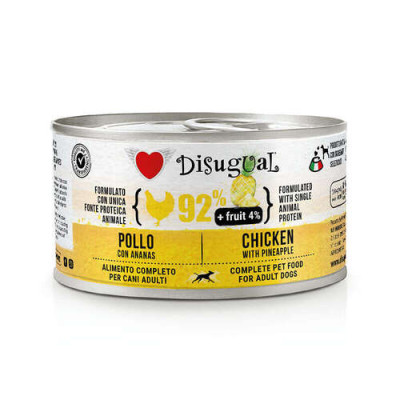 Disugual Fresh Fruit Plus Adult pollo con ananas 150 gr.