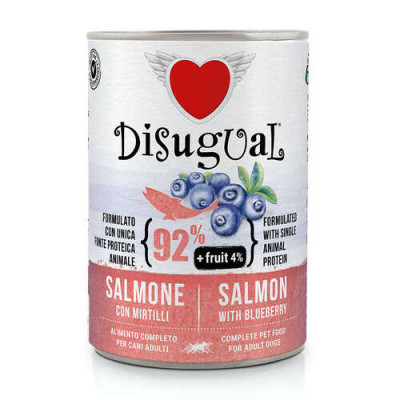 Disugual Fresh Fruit Plus Adult salmone con mirtilli 400 gr.