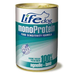 Lifedog monoprotein lamb 400 gr.