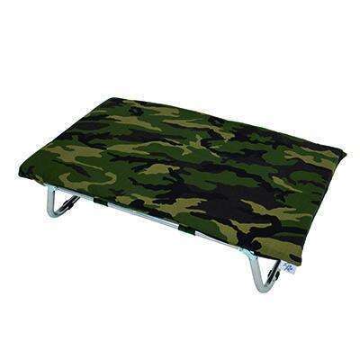 Lit de camp Lettoflex en aluminium, camouflage vert 50x80 cm