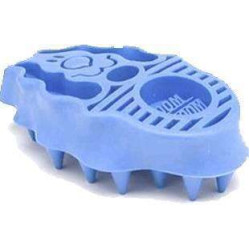 Zoom Groom dog brush for short + long coat - blue 11 X 6.5cm