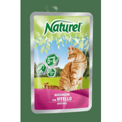 Naturel Katzenfutter Nass Pouches for Cats 100 gr. Veal